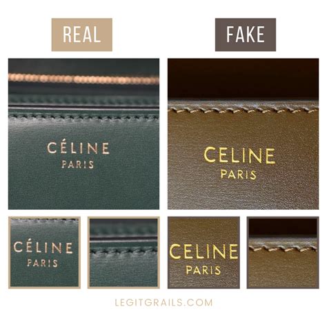 how to spot fake celine|how to tell if your celine is real.